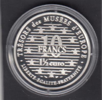 Beschrijving: 10 Francs(1,5 Euro) THE THINKER